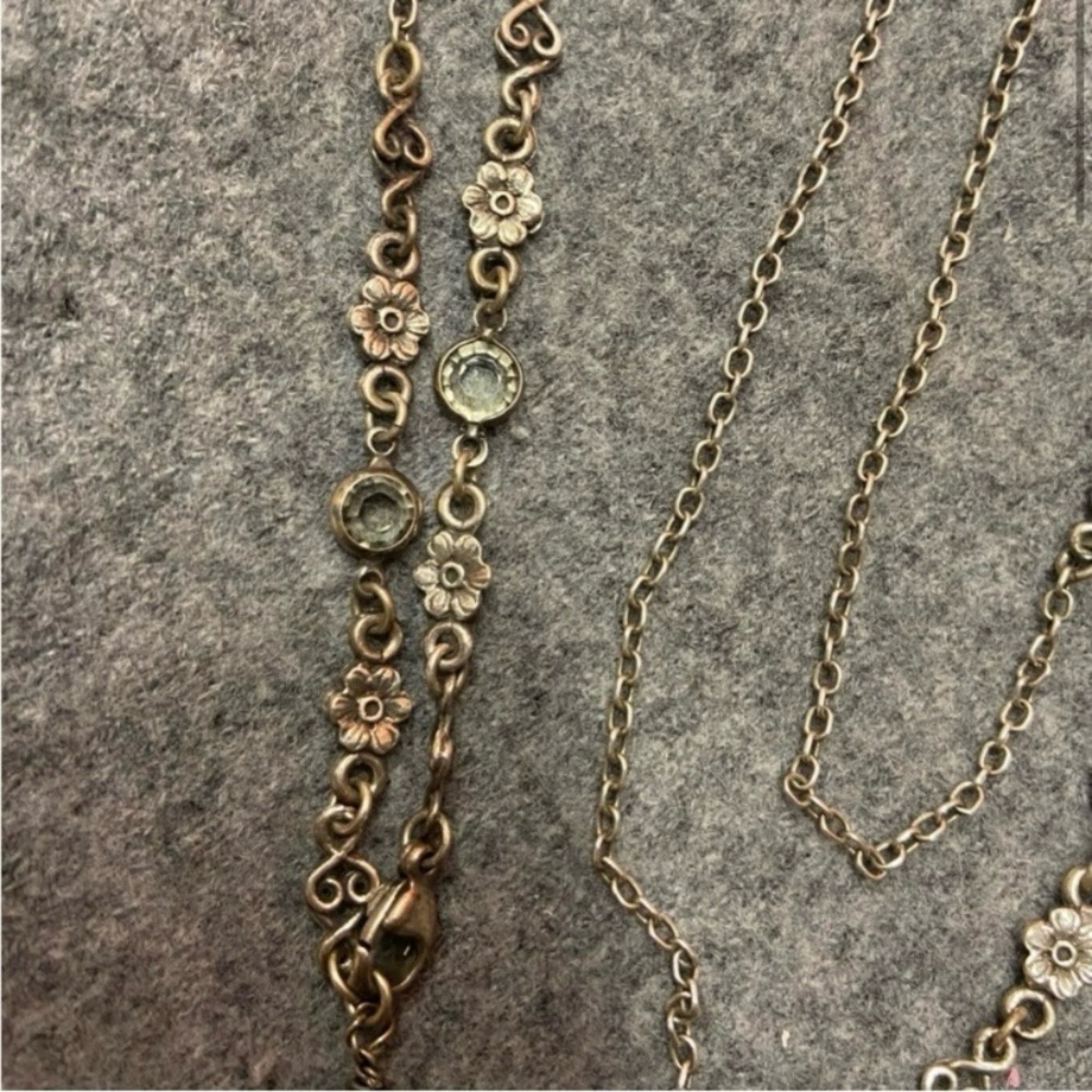 Gas Bijoux - Silver Chain Tassel Wrap Necklace - Long Wrap 2-3x Layer Like New - Picture 6 of 14